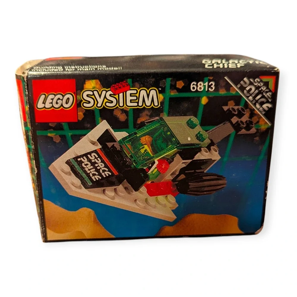 LEGO‎ 6813 Space Police II Galactic Chief 100% Complete Box & Instructions 1993
